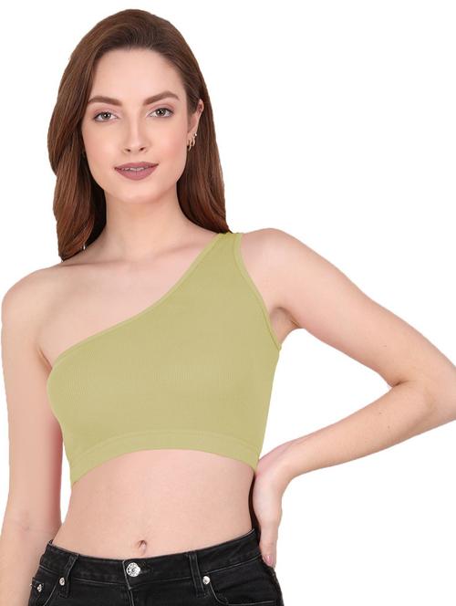 women's crop single shoulder top - 19851347 - Very Small Image - 1