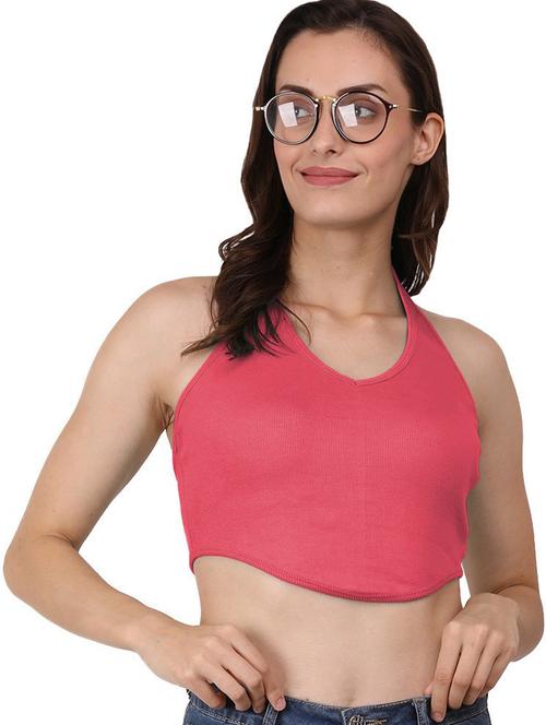 women's crop halter neck top - 19852336 - Very Small Image - 1