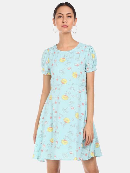 floral fit & flare dress - 19852989 - Very Small Image - 1