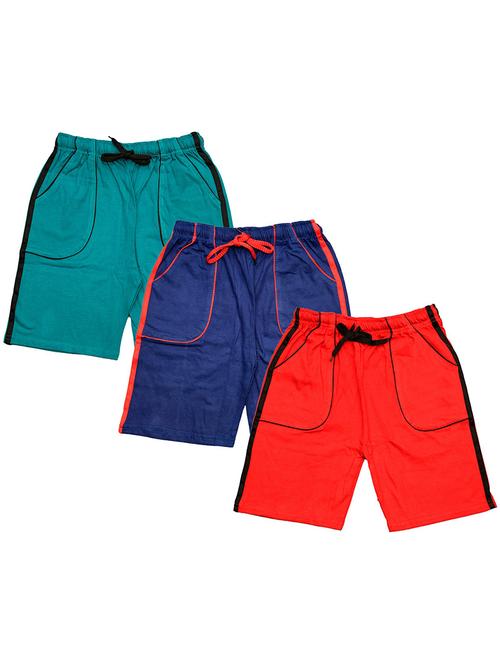pack of 3 solids shorts - 19853080 - Very Small Image - 1