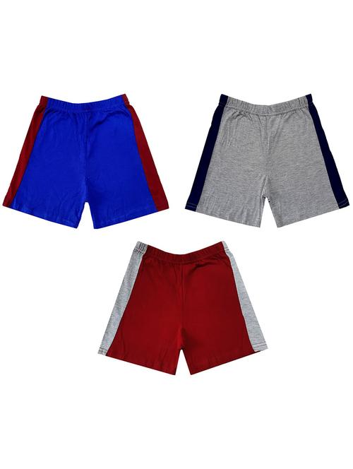 pack of 3 solids shorts - 19853129 - Very Small Image - 1