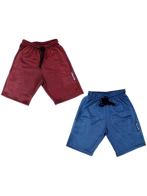 pack of 2 solids shorts - 19853134 - Very Small Image - 1