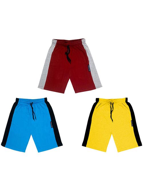 pack of 3 solids shorts - 19853228 - Very Small Image - 1