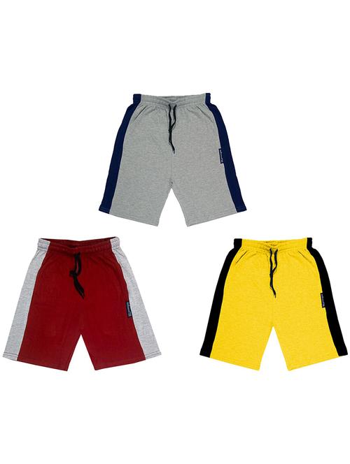 pack of 3 solids shorts - 19853236 - Very Small Image - 1
