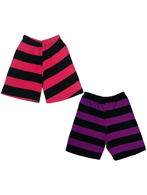 pack of 2 stripes shorts - 19853245 - Very Small Image - 1