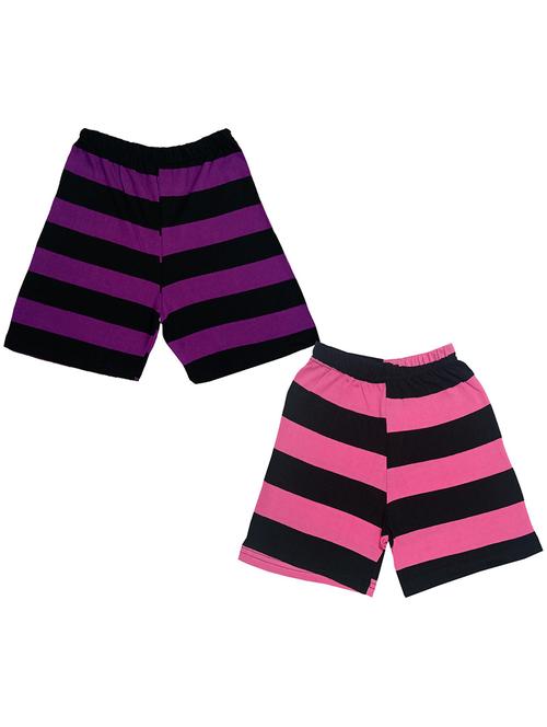 pack of 2 stripes shorts - 19853253 - Very Small Image - 1