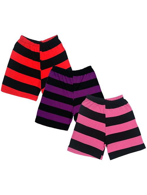 pack of 3 stripes shorts - 19853254 - Very Small Image - 1
