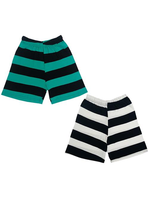 pack of 2 stripes shorts - 19853259 - Very Small Image - 1