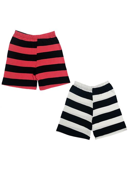pack of 2 stripes shorts - 19853261 - Very Small Image - 1