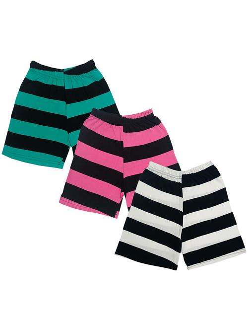 pack of 3 stripes shorts - 19853265 - Very Small Image - 1