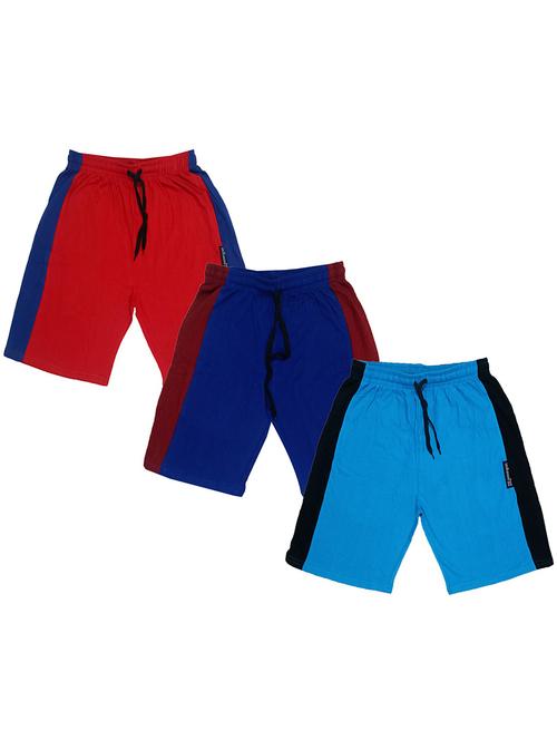 pack of 3 solids shorts - 19853289 - Very Small Image - 1