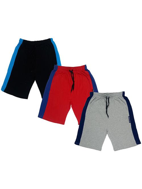 pack of 3 solids shorts - 19853312 - Very Small Image - 1