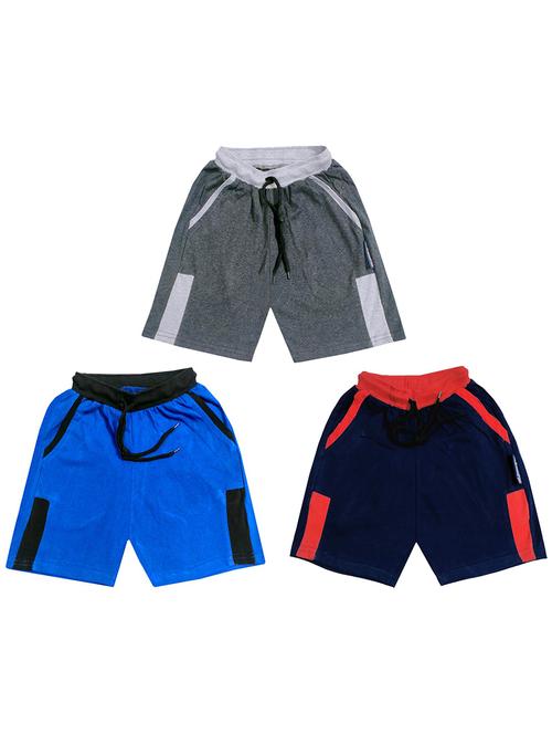 pack of 3 solids shorts - 19853349 - Very Small Image - 1