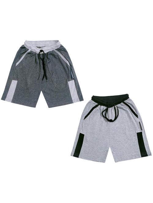 pack of 2 solids shorts - 19853353 - Very Small Image - 1