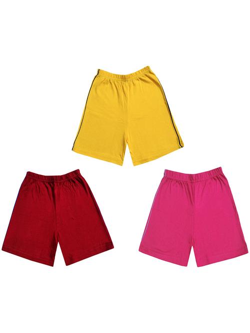 pack of 3 solids shorts - 19853367 - Very Small Image - 1