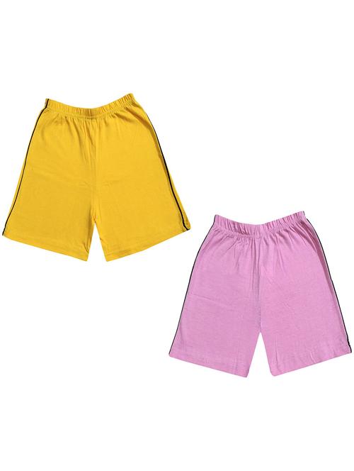 pack of 2 solids shorts - 19853371 - Very Small Image - 1