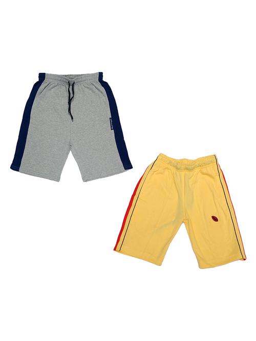 pack of 2 multi colored color blocked shorts - 19853415 - Very Small Image - 1