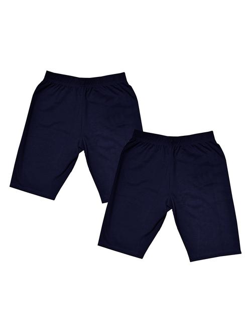 pack of 2 blue solid short - 19853508 - Very Small Image - 1