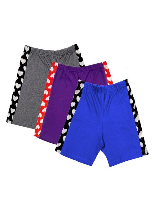 pack of 3 multi colored printed shorts - 19853519 - Very Small Image - 1