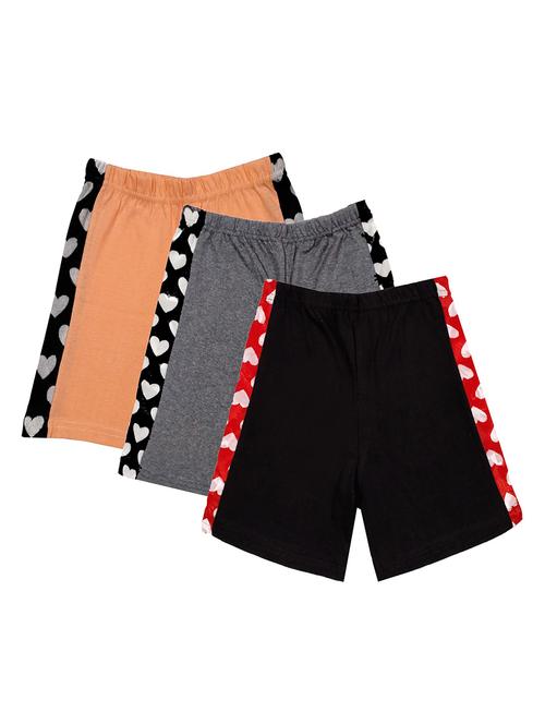 pack of 3 multi colored printed shorts - 19853525 - Very Small Image - 1