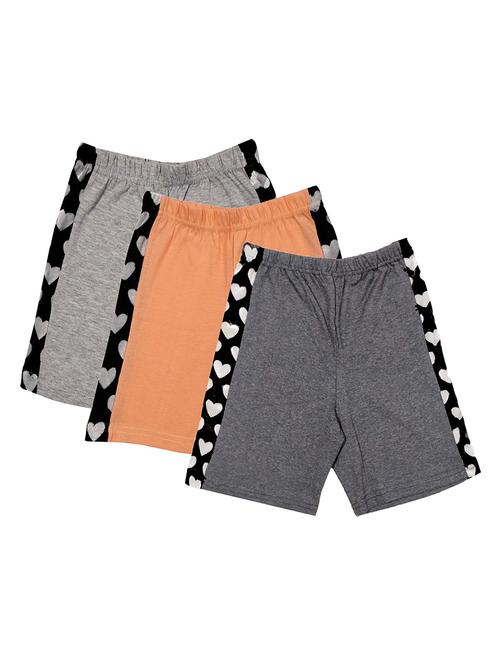 girls printed cotton shorts combo - 19853542 - Very Small Image - 1
