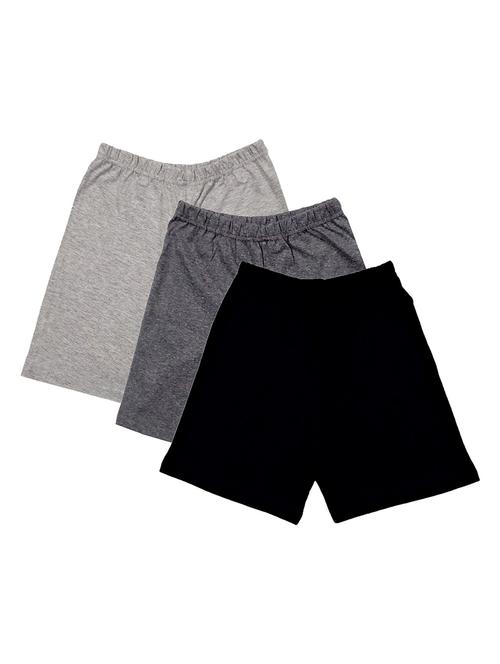 pack of 3 solid regular shorts - 19853567 - Very Small Image - 1