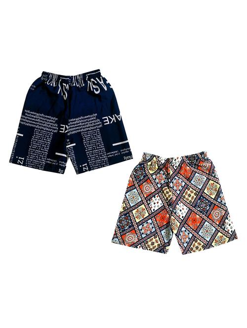 pack of 2 printed regular shorts - 19853724 - Very Small Image - 1