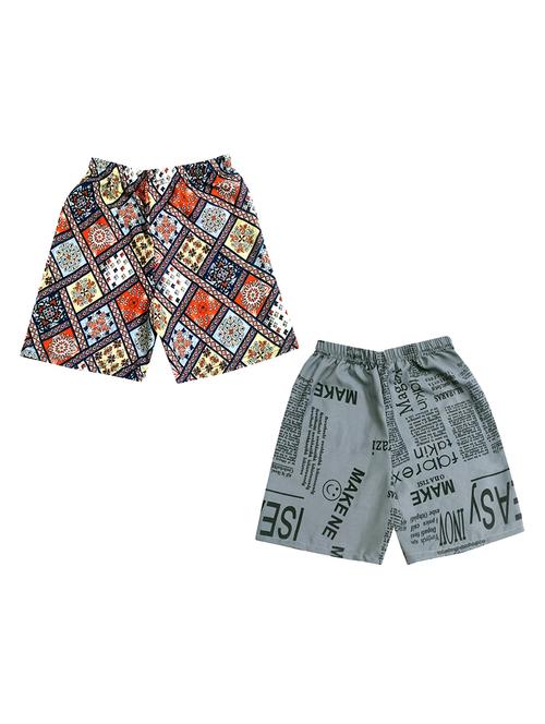 pack of 2 printed regular shorts - 19853774 - Very Small Image - 1