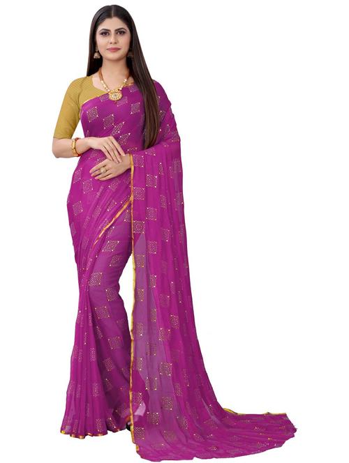 women's self design purple colored saree - 19854452 - Very Small Image - 1