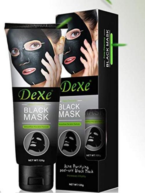 dexe black charcoal peel off mask - 120g - pack of 1 - 19854966 - Very Small Image - 1