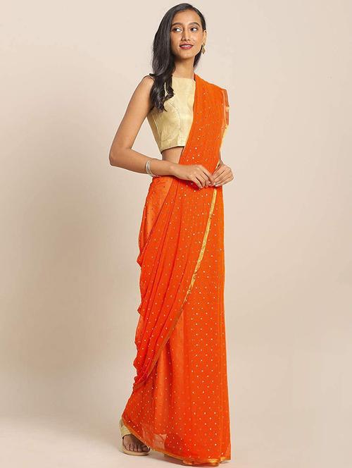 women's embellished saree with blouse - 19855856 - Very Small Image - 1