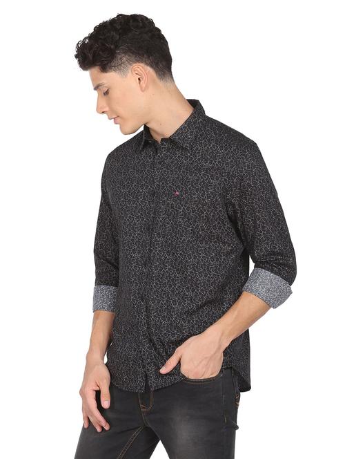 mens printed casual shirt - 19856248 - Very Small Image - 1