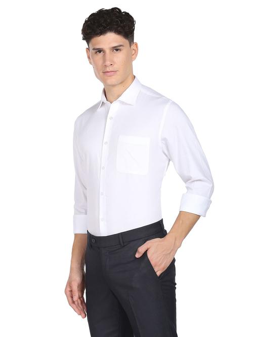 mens self design formal shirt - 19856265 - Very Small Image - 1
