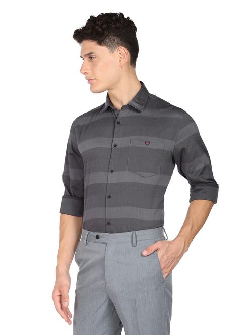mens stripes formal shirt - 19856268 - Very Small Image - 1