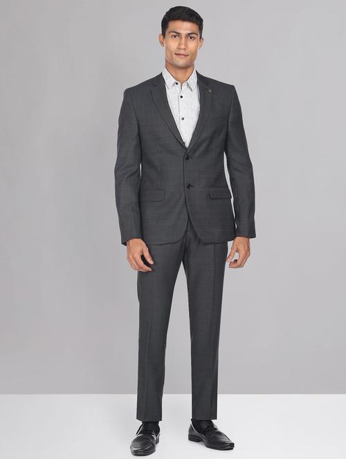 grey terry rayon single breasted suit - 19856299 - Very Small Image - 1
