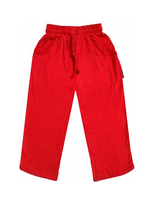 red printed cotton three fourth - 19856429 - Very Small Image - 1