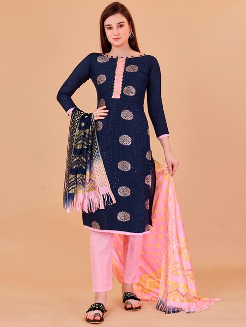 self design unstitched suit - 19856843 - Very Small Image - 1