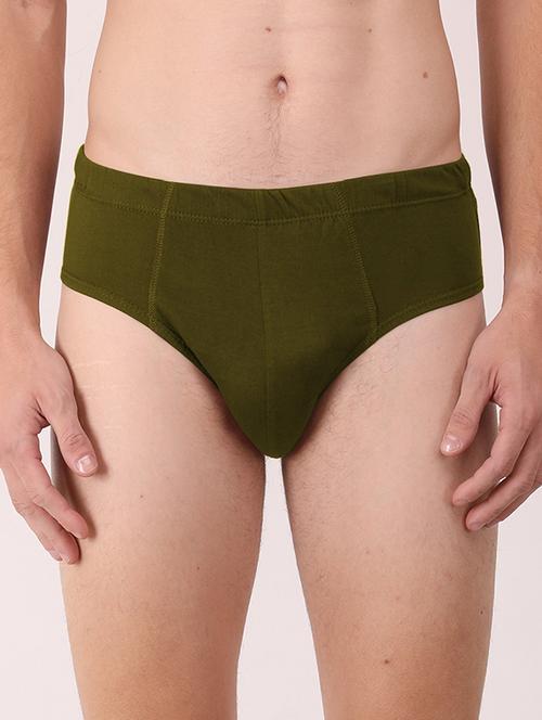 dark green cotton hipster brief - 19856882 - Very Small Image - 1