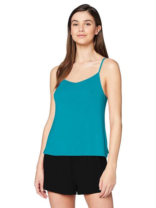 cami neck solid nightwear shorts set - 19857607 - Very Small Image - 1