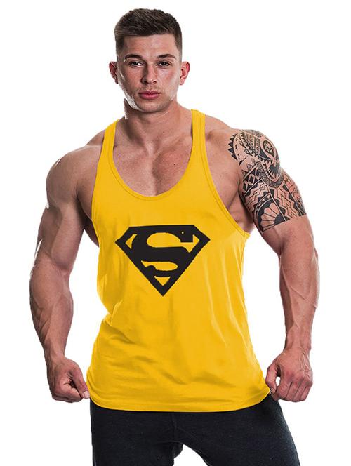 yellow cotton blend vest - 19858301 - Very Small Image - 1