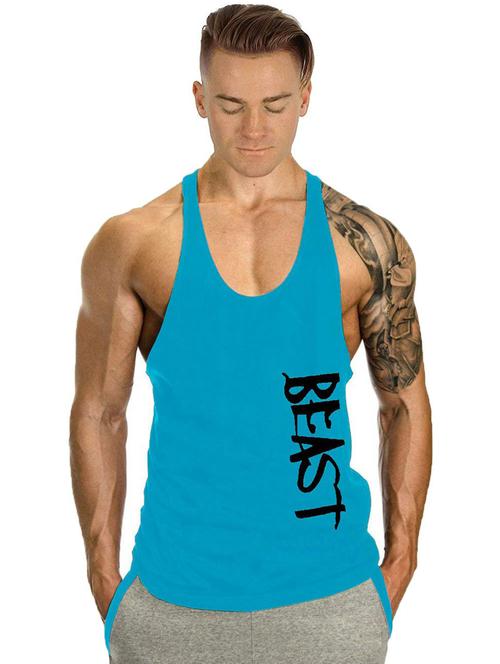 light blue cotton blend vest - 19858331 - Very Small Image - 1