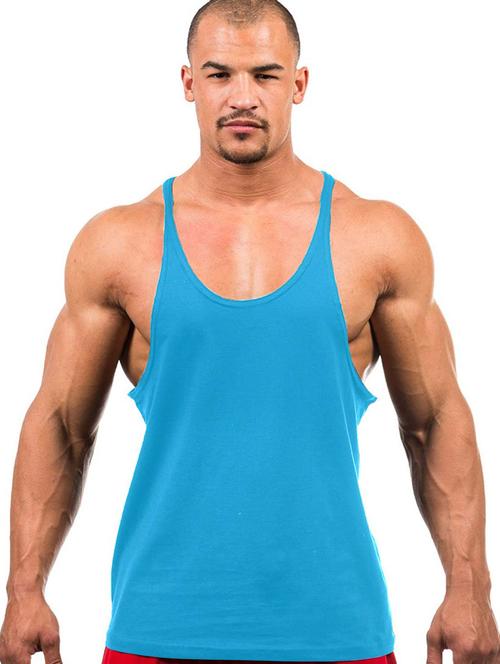 light blue cotton blend vest - 19858332 - Very Small Image - 1