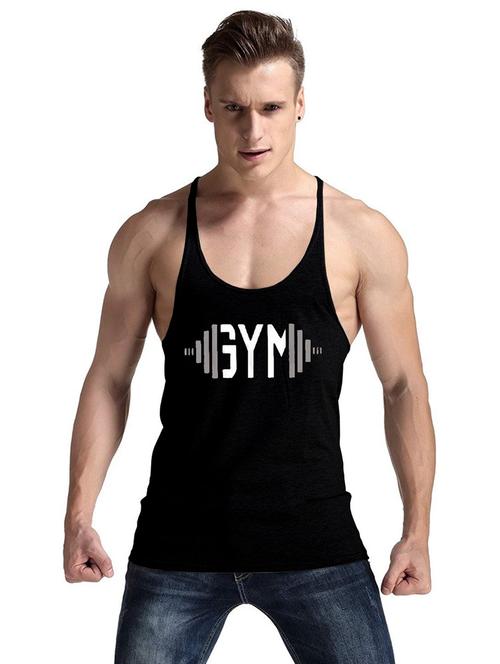 black cotton blend vest - 19858418 - Very Small Image - 1