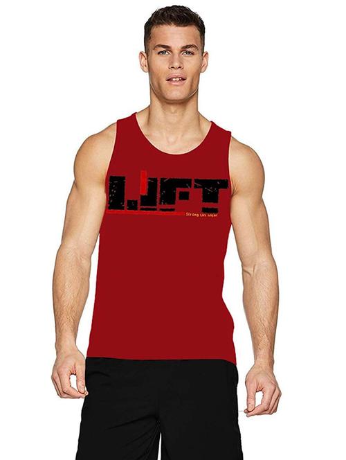 red cotton vest - 19858640 - Very Small Image - 1