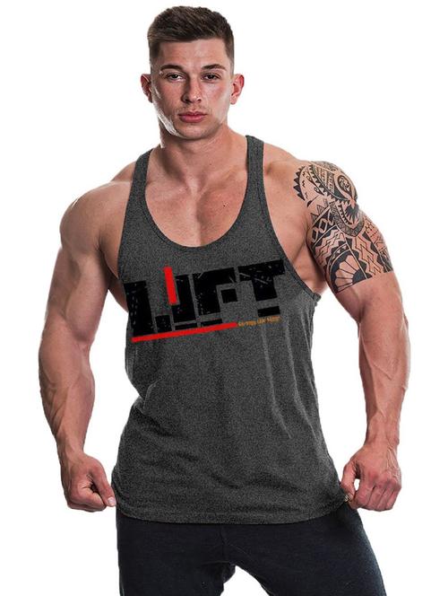 grey cotton blend vest - 19858901 - Very Small Image - 1
