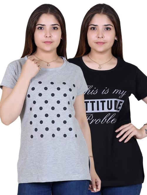 women's t-shirt combo - 19859756 - Very Small Image - 1
