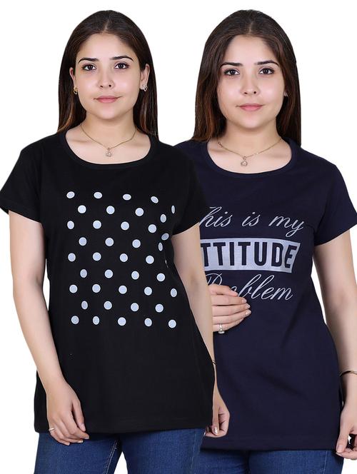 women's t-shirt combo - 19859937 - Very Small Image - 1