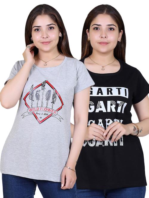 women's t-shirt combo - 19859948 - Very Small Image - 1