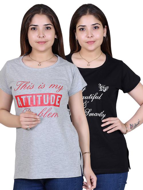 women's t-shirt combo - 19859970 - Very Small Image - 1