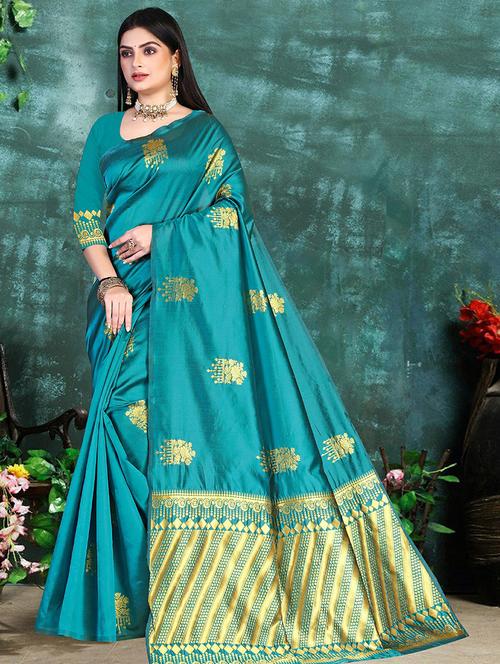 self design kanjivaram saree - 19861057 - Very Small Image - 1